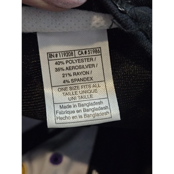 ECU East Carolina Pirates Adidas Strap Back Climalite Hat Cap Purple Gray - Picture 8 of 9